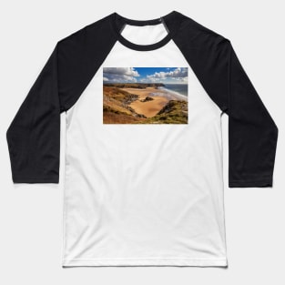 Three Cliffs Bay, Gower Baseball T-Shirt